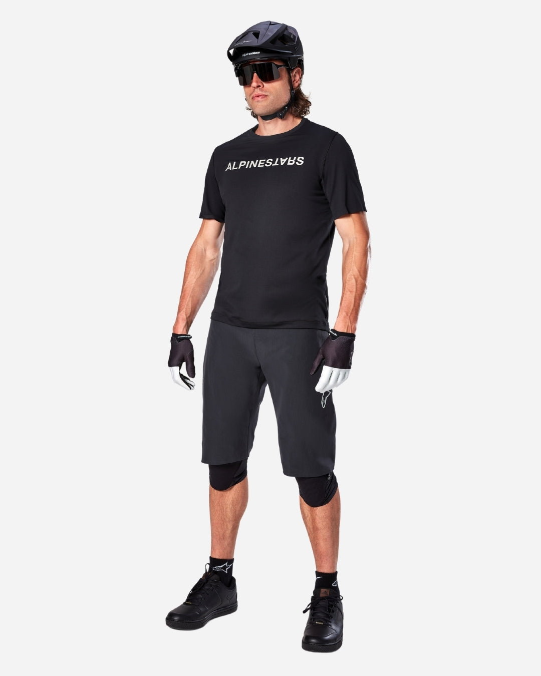 Maillot manches courtes Alpinestars  A-Aria Switch - Noir