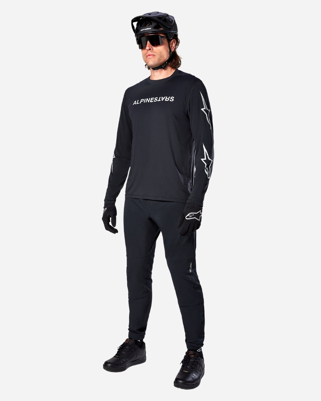 Maglia a maniche lunghe Alpinestars A-Dura Switch - Nera