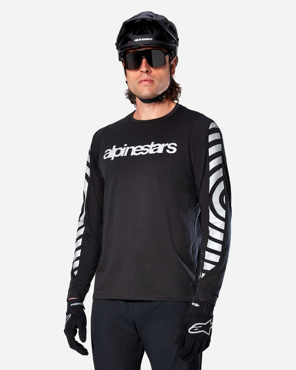 Maglia a maniche lunghe Alpinestars A-Dura Dri Oscar - Nera