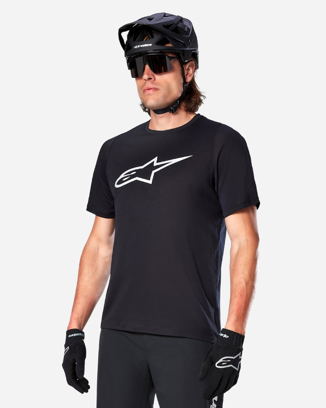 Maillot manches courtes Alpinestars A-Dura Dri Oscar - Noir
