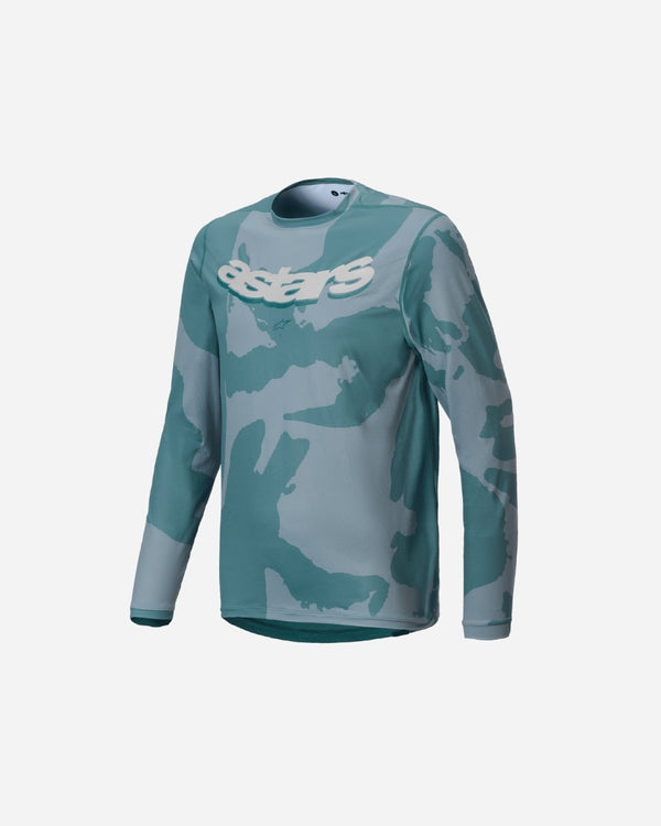 Maglia a maniche lunghe Alpinestars A-Dura Hollow per bambini - Camo