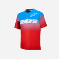 Maillot enfant manches courtes Alpinestars A-Dura Astar - Rouge/Bleu Vif