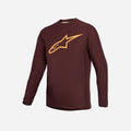Maillot manches longues femme Alpinestars Stella A-Dura Ride - Bordeaux