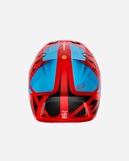 Casco Fox Racing V3 Seca - Rosso