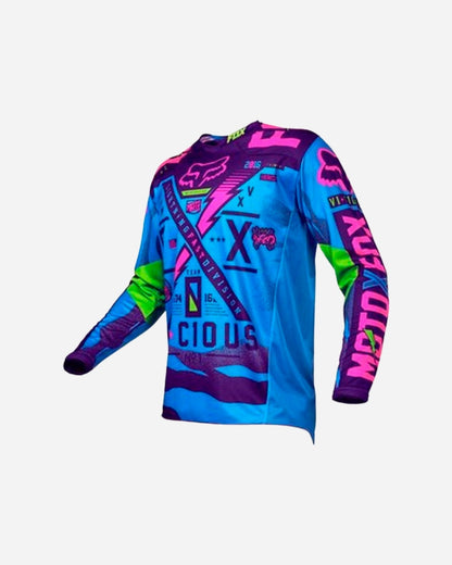 Maillot Fox Racing 180 Vicious - Bleu