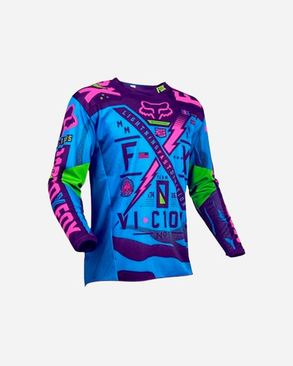 Maillot Fox Racing 180 Vicious - Bleu