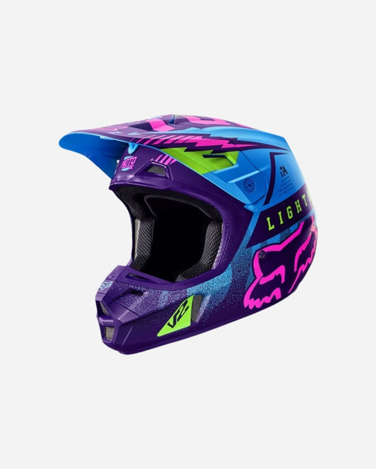 Casque Fox Racing V2 Vicious Édition Limitée - Bleu