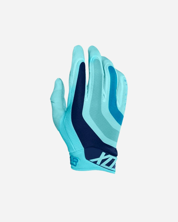 Gants Édition Limitée Fox Racing Airline Seca - Bleu glace