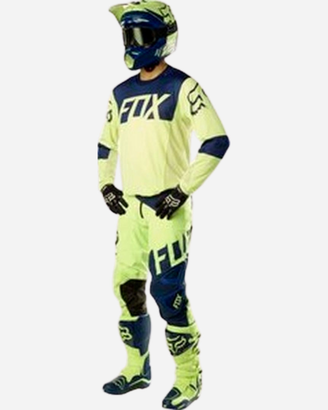 Pantalon Fox Racing Flexair Libra Édition Limitée - Marine/Jaune