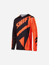 Maillot Shift Racing 3LACK Mainline - Noir/Orange