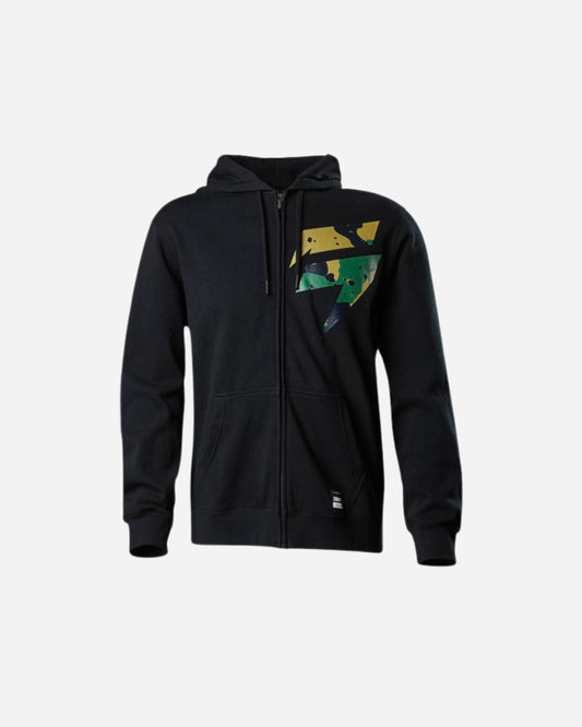 Shift Racing Barbolt Zip-Up Hoodie - Black