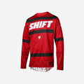 Maglia Shift Racing 3LACK Strike - Rosso scuro