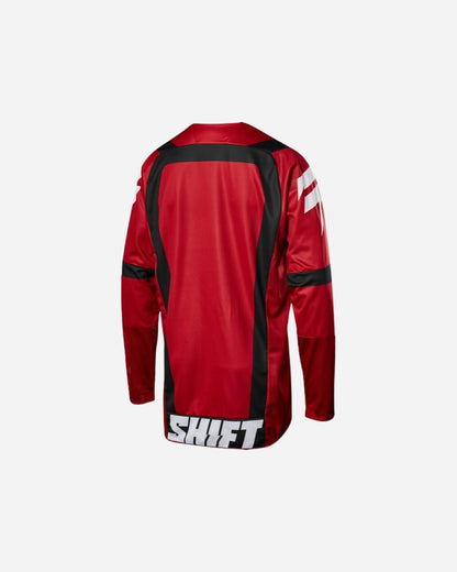 Maillot Shift Racing 3LACK Strike - Rouge foncé