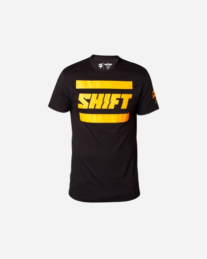 T-shirt Shift Racing 3LACK Label - Noir/Jaune