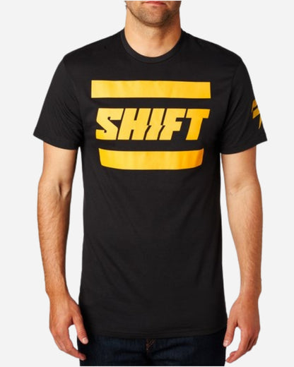 T-shirt Shift Racing 3LACK Label - Noir/Jaune