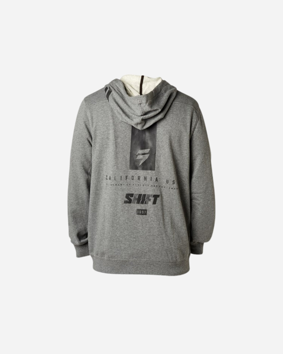 Shift Racing 3LUE Label Zip-Up Hoodie - Heather Graphite