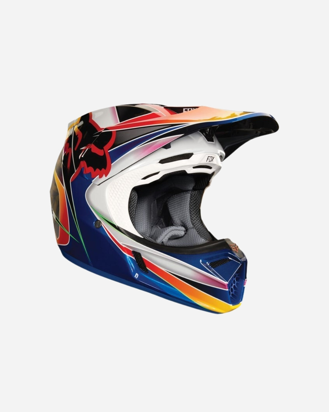 Casque Fox Racing V3 Kustm - Multicolore