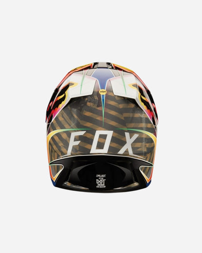 Casque Fox Racing V3 Kustm - Multicolore