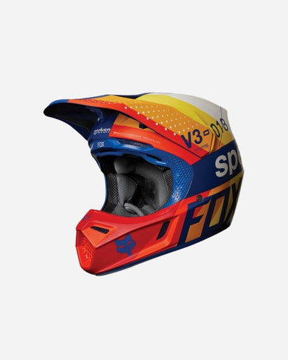Casque Fox Racing V3 Draftr - Bleu