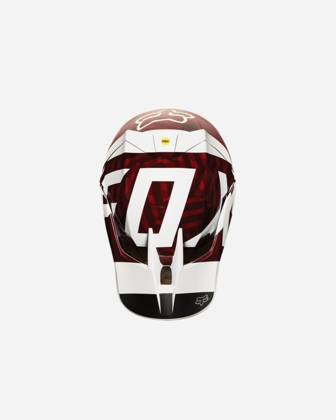 Fox Racing V3 Preest Helmet - Dark Red
