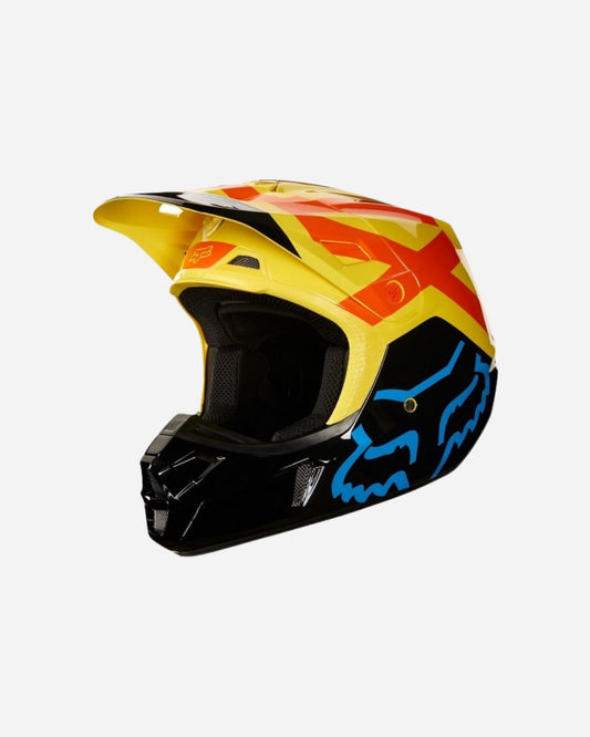 Casque Fox Racing V2 Preme - Noir/Jaune