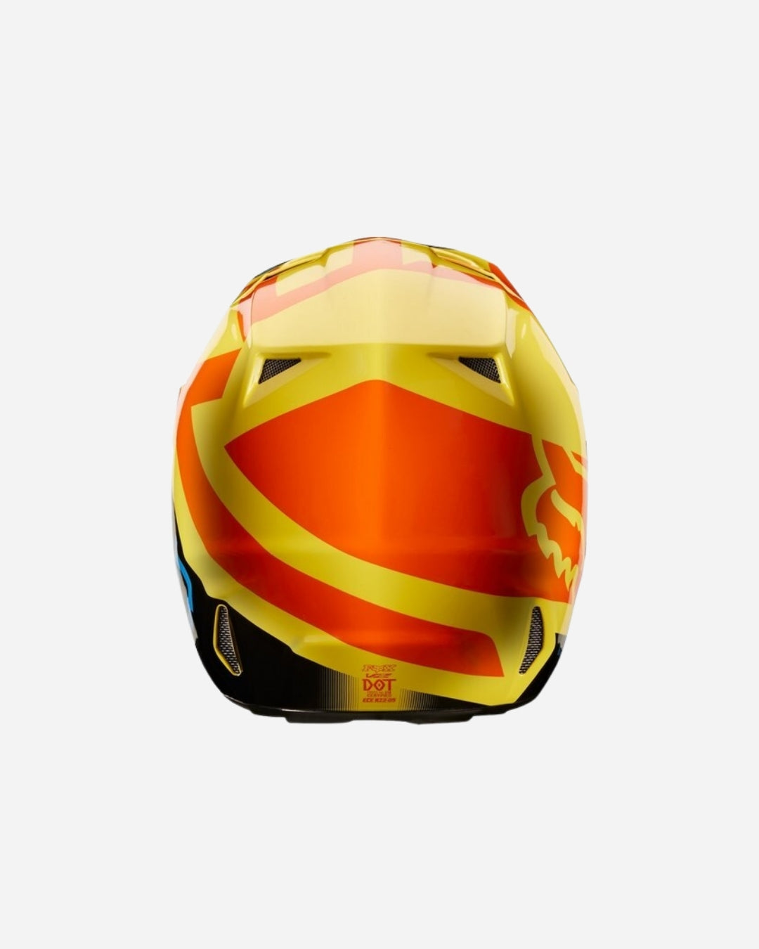 Casque Fox Racing V2 Preme - Noir/Jaune