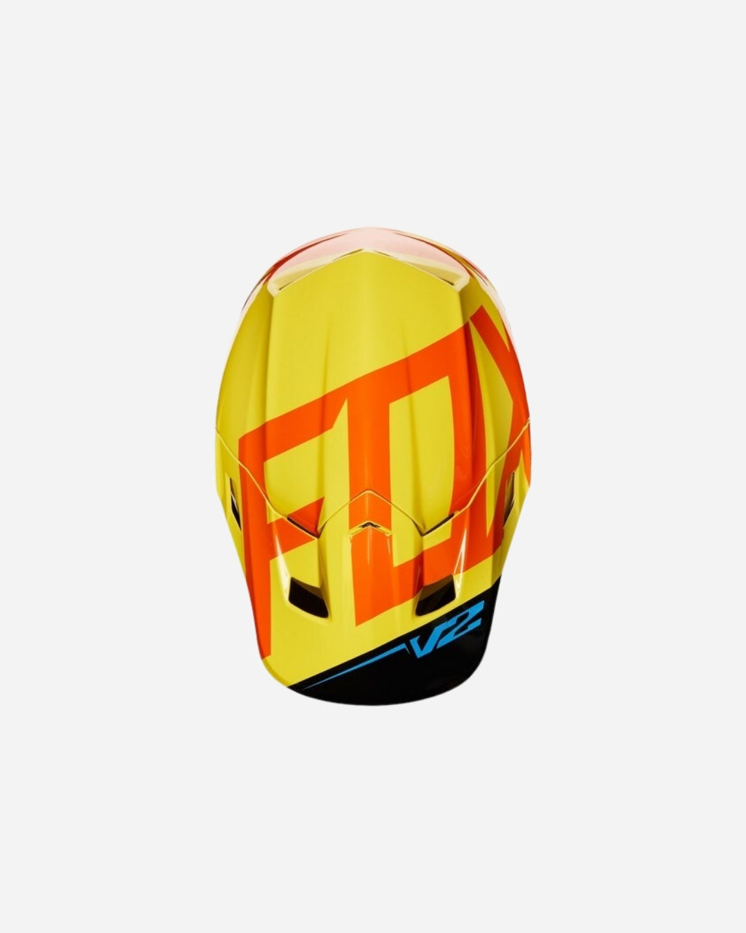 Casque Fox Racing V2 Preme - Noir/Jaune