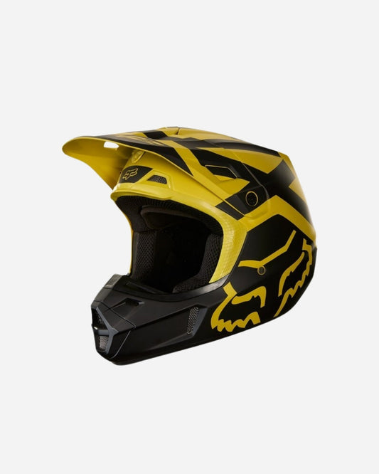Casque Fox Racing V2 Preme - Jaune foncé