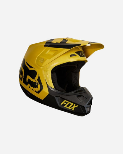 Casque Fox Racing V2 Preme - Jaune foncé
