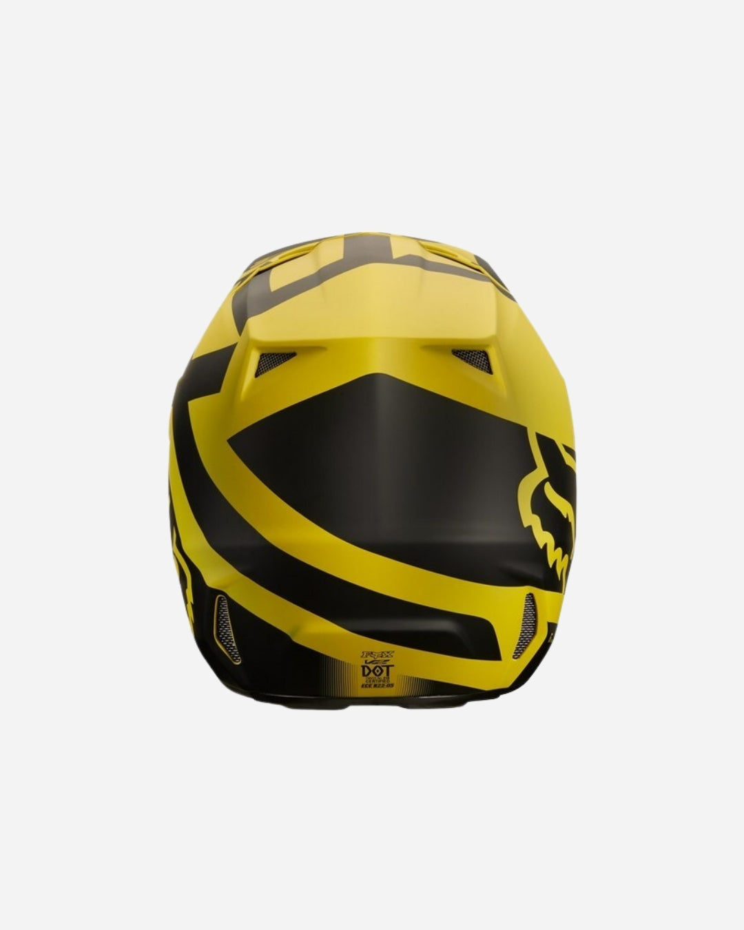 Casque Fox Racing V2 Preme - Jaune foncé