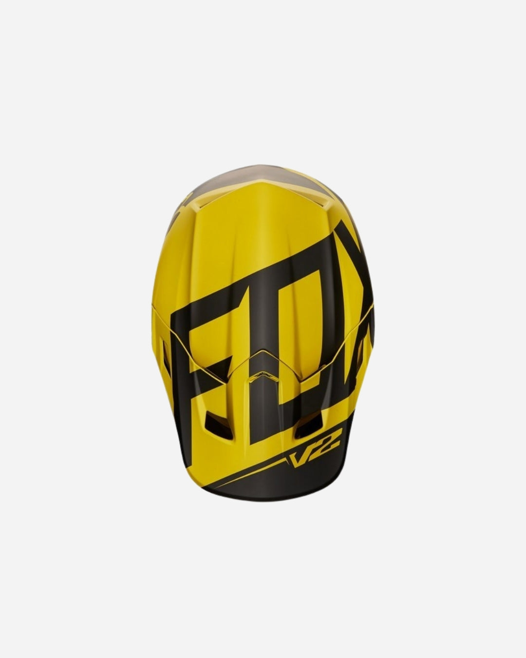 Casque Fox Racing V2 Preme - Jaune foncé