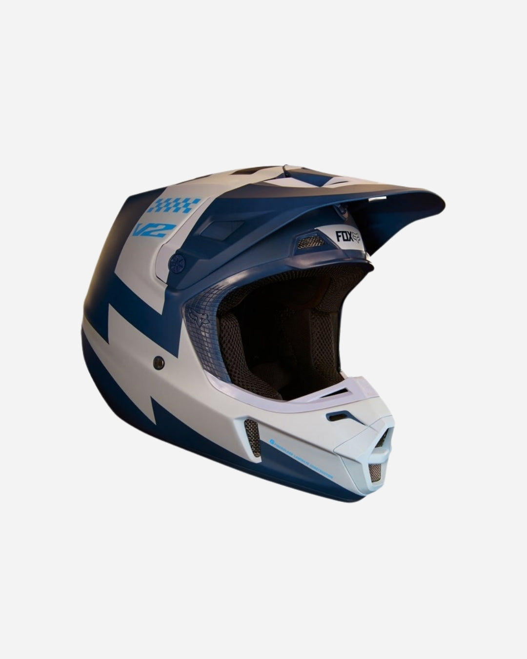 Casque Fox Racing V2 Mastar - Bleu marine