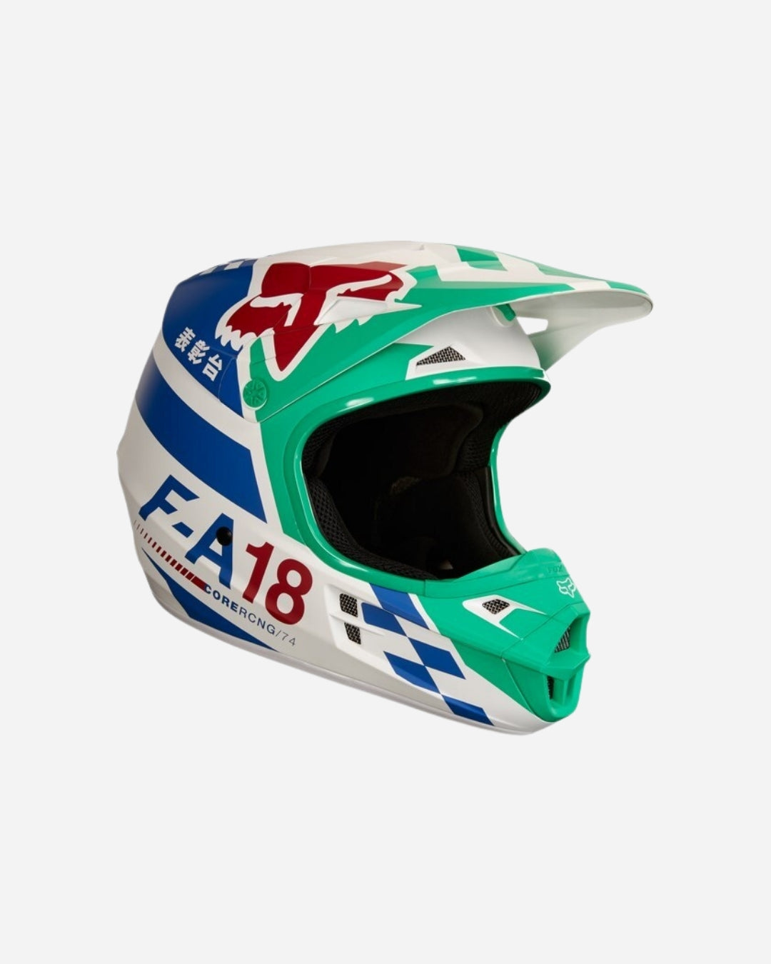 Fox Racing V1 Sayak Helm – Grün