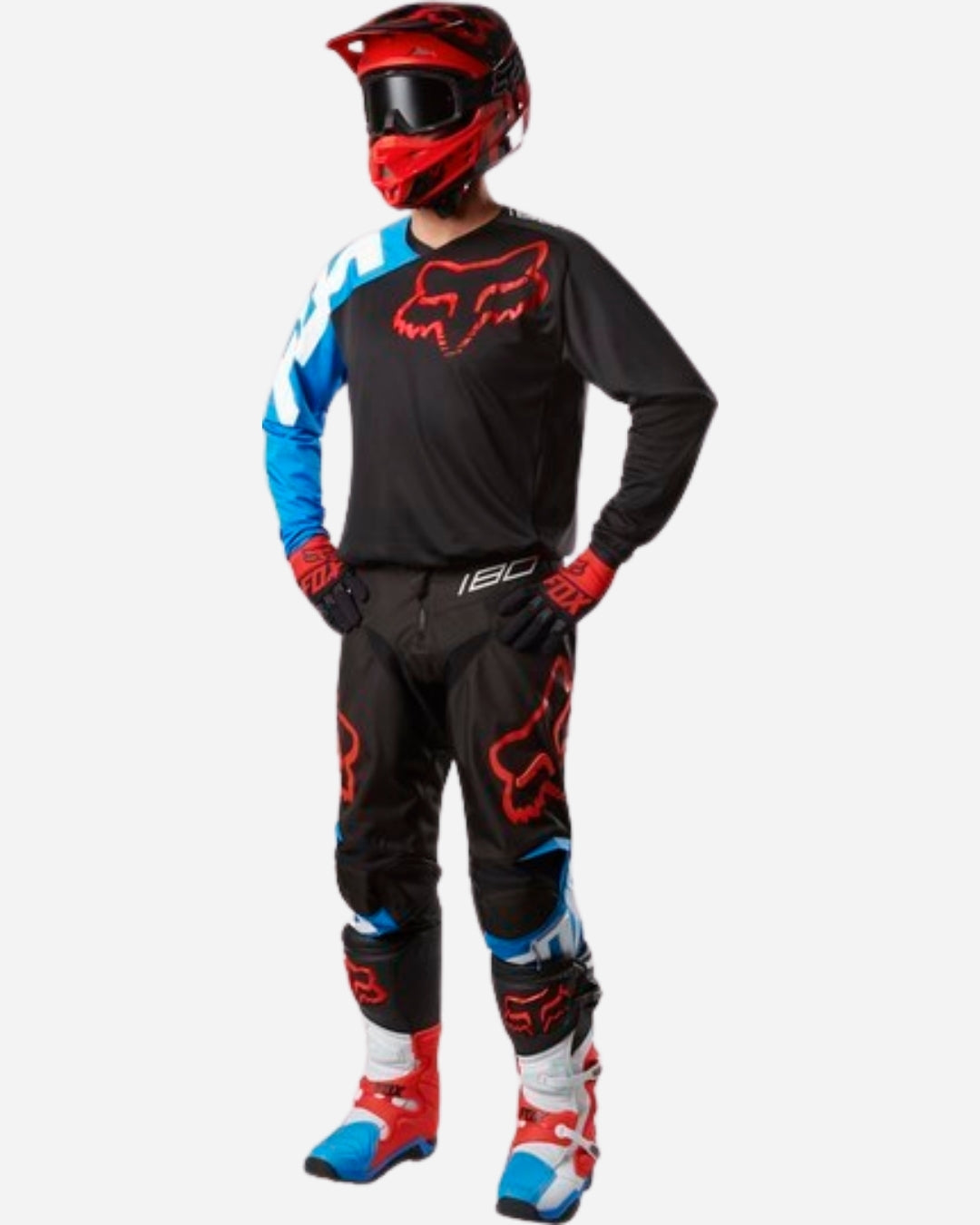 Pantaloni Fox Racing 180 Sabbath Special Edition - Blu/Nero