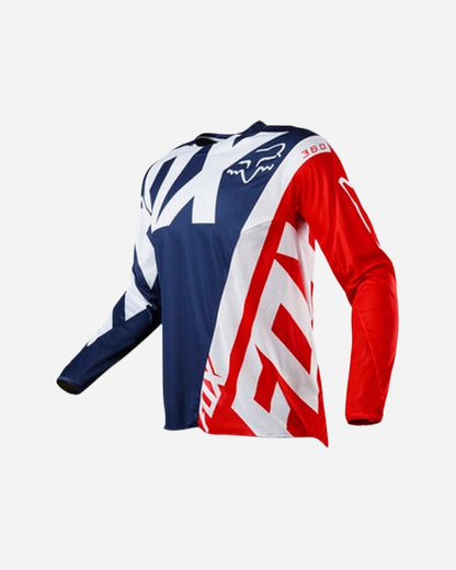 Maillot Fox Racing 360 Creo - Bleu marine/Rouge