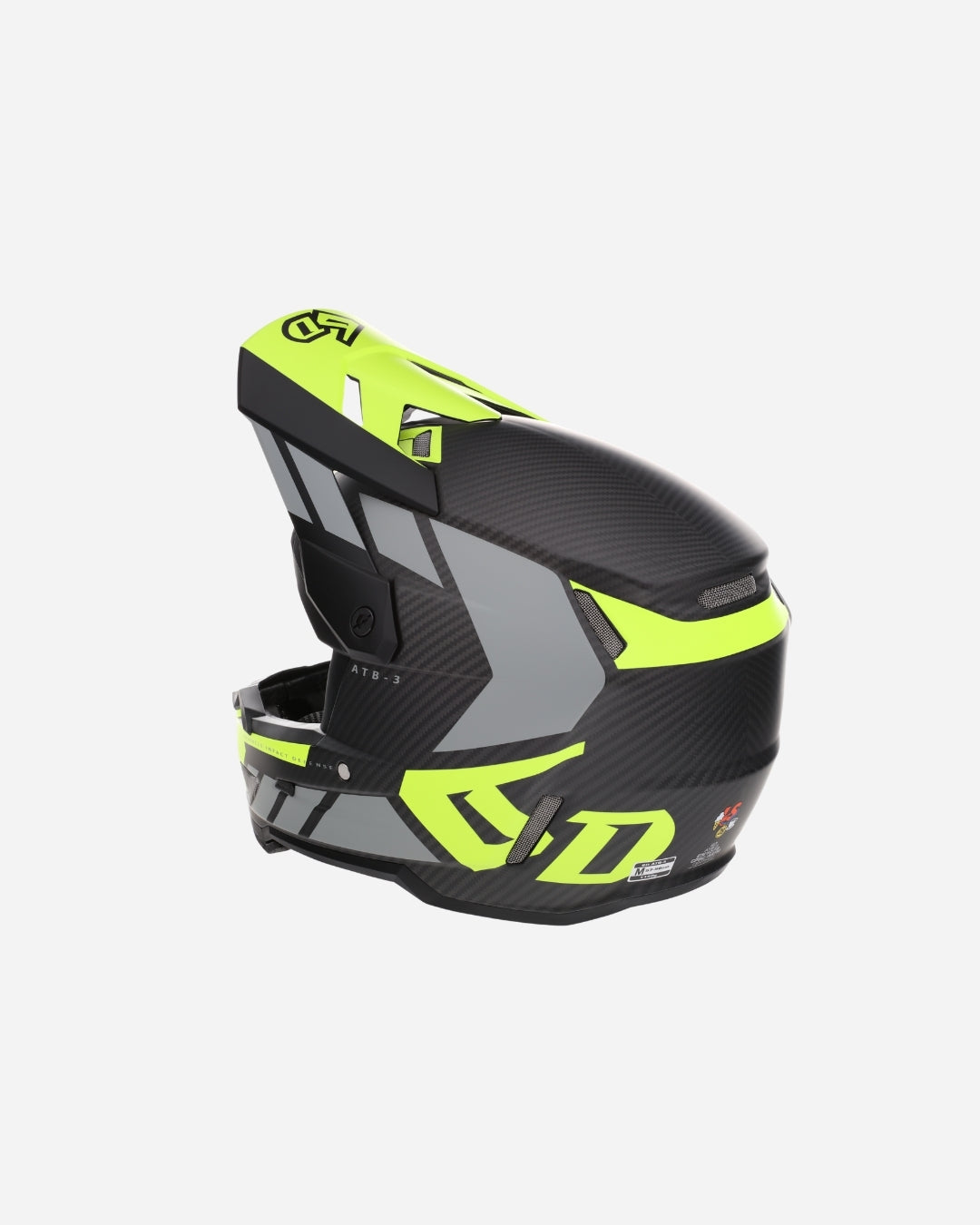 Casque 6D Helmets ATB-3 LS - Jaune Néon Mat