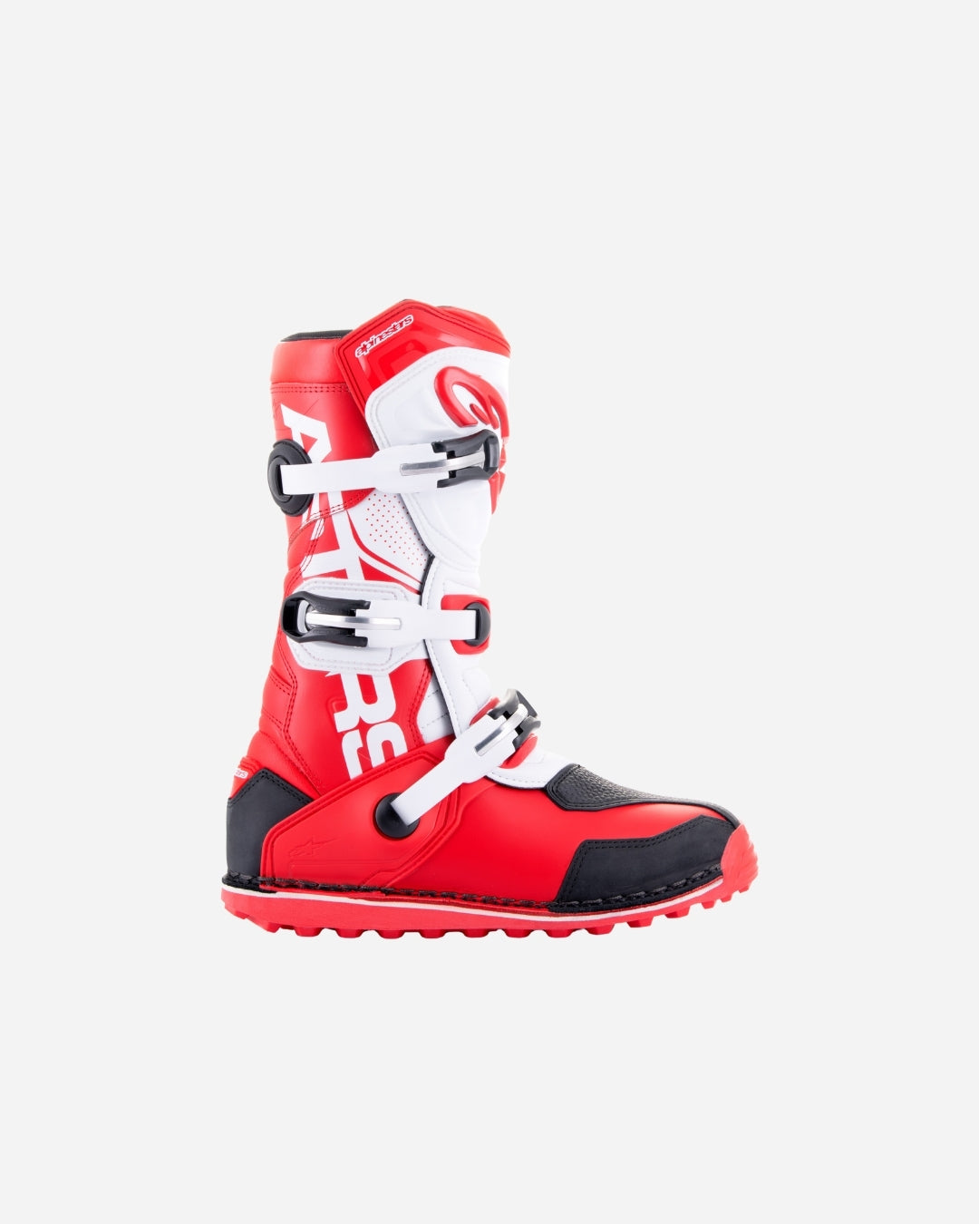 Bottes Alpinestars Tech T - Rouge vif/Noir/Blanc