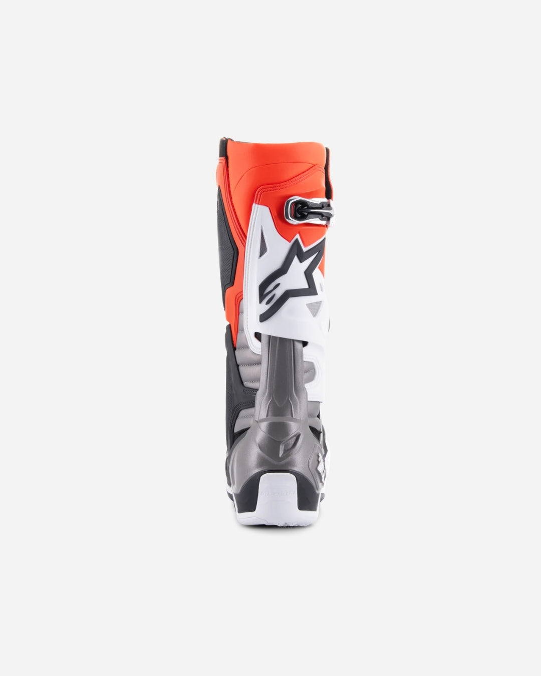 Bottes Alpinestars Tech 10 - Noir/Rouge Fluo/Orange Fluo/Blanc