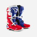 Alpinestars Tech 10 Fortitude Boots - Red/White/Blue