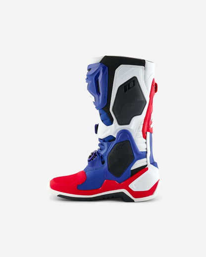 Bottes Alpinestars Bottes Tech 10 Fortitude - Rouge/Blanc/Bleu