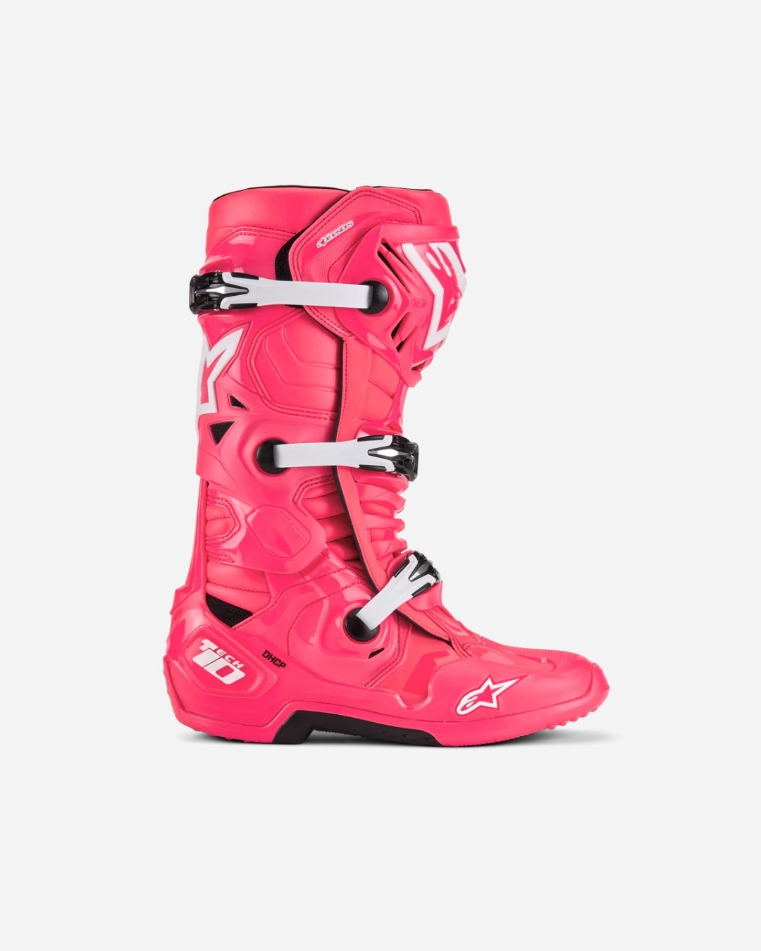 Bottes Alpinestars Tech 10 - Rose diva/Blanc