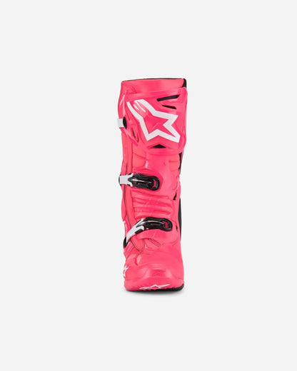 Bottes Alpinestars Tech 10 - Rose diva/Blanc