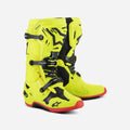Alpinestars Tech 10 Boots - Fluorescent Yellow/Black/Fluorescent Red