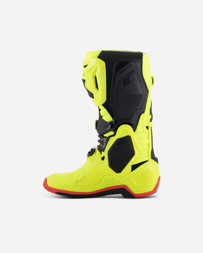 Bottes Alpinestars Tech 10 - Jaune Fluo/Noir/Rouge Fluo