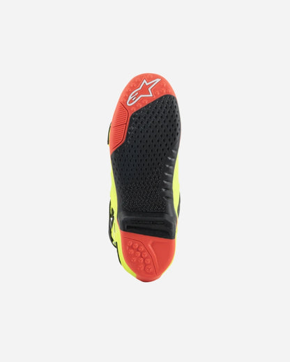 Bottes Alpinestars Tech 10 - Jaune Fluo/Noir/Rouge Fluo
