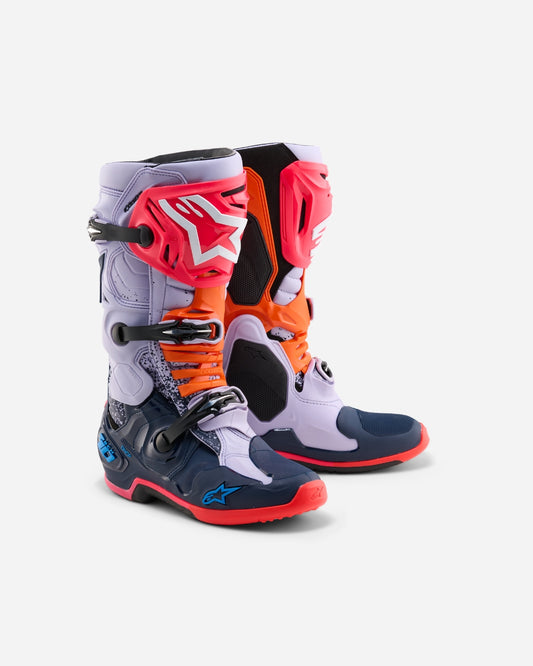 Bottes Alpinestars Tech 10 Records - Édition Limitée - Multicolore