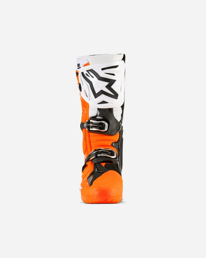 Enduro Alpinestars Tech 10 - Orange Fluo/Noir/Blanc