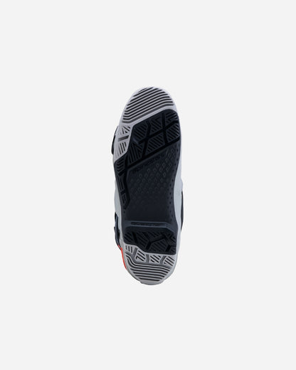 Alpinestars Tech 10 Enduro Stiefel - Mittelgrau/Dunkelgrau/Rot Fluo