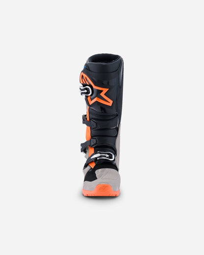 Enduro Alpinestars Tech 7 - Noir/Gris chaud/Orange Fluo