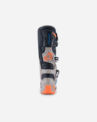 Enduro Alpinestars Tech 7 - Noir/Gris chaud/Orange Fluo